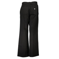 GUESS JEANS BLACK WOMEN&39S TROUSERS