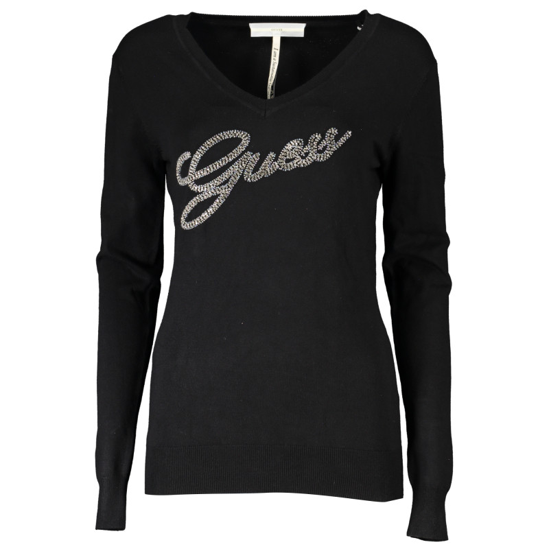 GUESS JEANS WOMEN&39S BLACK SWEATER