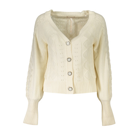 GUESS JEANS WOMEN&39S CARDIGAN WHITE