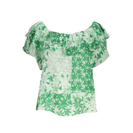 DESIGUAL T-SHIRT MANICHE CORTE DONNA VERDE