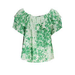 DESIGUAL T-SHIRT MANICHE CORTE DONNA VERDE