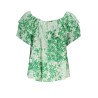 DESIGUAL T-SHIRT MANICHE CORTE DONNA VERDE