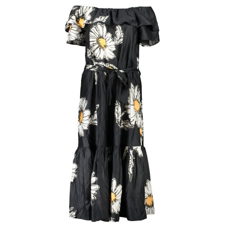 DESIGUAL BLACK WOMEN&39S LONG DRESS