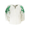 DESIGUAL WOMEN&39S LONG SLEEVE SHIRT WHITE