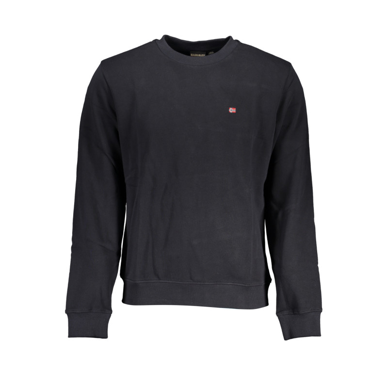 NAPAPIJRI MEN&39S BLACK ZIPLESS SWEATSHIRT