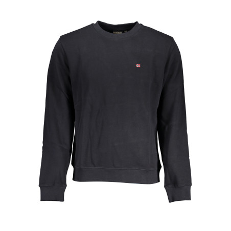 NAPAPIJRI MEN&39S BLACK ZIPLESS SWEATSHIRT