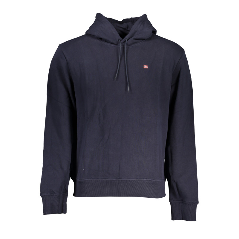 NAPAPIJRI MEN&39S BLUE ZIP SWEATSHIRT