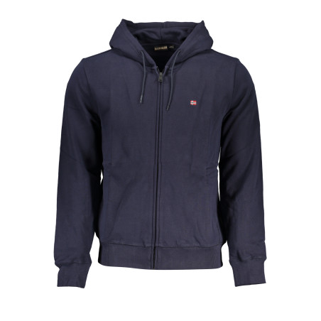 NAPAPIJRI MEN&39S BLUE ZIP SWEATSHIRT