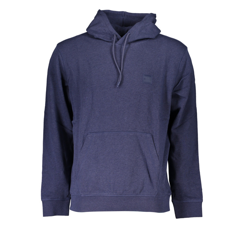 HUGO BOSS MEN&39S BLUE ZIPLESS SWEATSHIRT