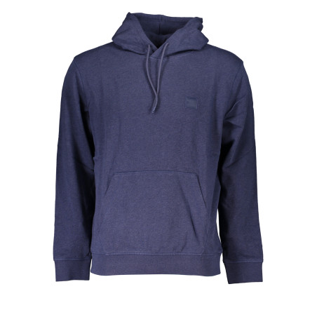 HUGO BOSS MEN&39S BLUE ZIPLESS SWEATSHIRT