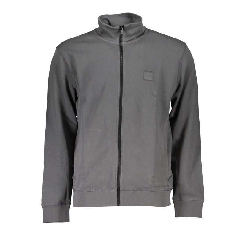 HUGO BOSS MEN&39S GRAY ZIP SWEATSHIRT