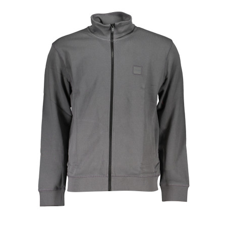 HUGO BOSS MEN&39S GRAY ZIP SWEATSHIRT