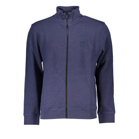 HUGO BOSS MEN&39S BLUE ZIP SWEATSHIRT