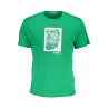 BIKKEMBERGS GREEN MEN&39S SHORT SLEEVE T-SHIRT