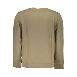 HUGO BOSS MEN&39S BEIGE ZIPLESS SWEATSHIRT