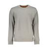 HUGO BOSS MEN&39S GRAY ZIPLESS SWEATSHIRT