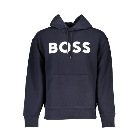 HUGO BOSS MEN&39S BLUE ZIPLESS SWEATSHIRT