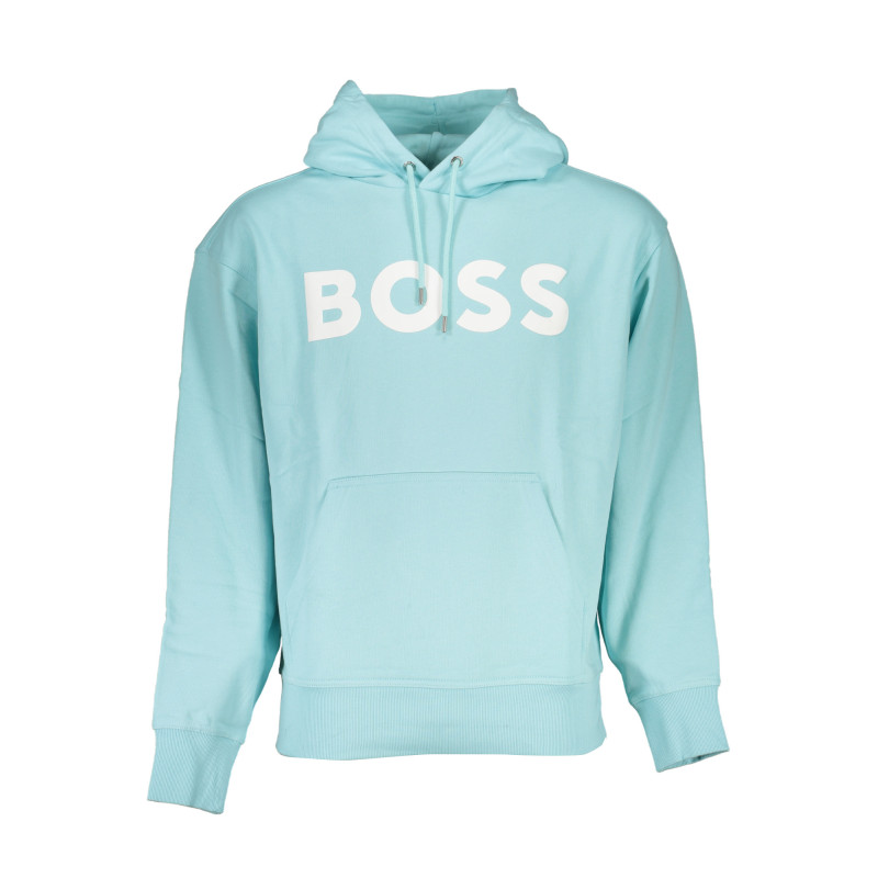 HUGO BOSS MEN&39S BLUE ZIPLESS SWEATSHIRT