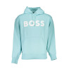 HUGO BOSS FELPA SENZA ZIP UOMO AZZURRO