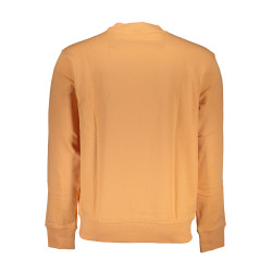 HUGO BOSS MEN&39S ORANGE ZIPLESS SWEATSHIRT