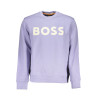 HUGO BOSS MEN&39S PURPLE ZIPLESS SWEATSHIRT