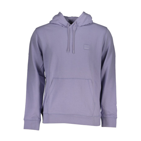 HUGO BOSS MEN&39S PURPLE ZIPLESS SWEATSHIRT