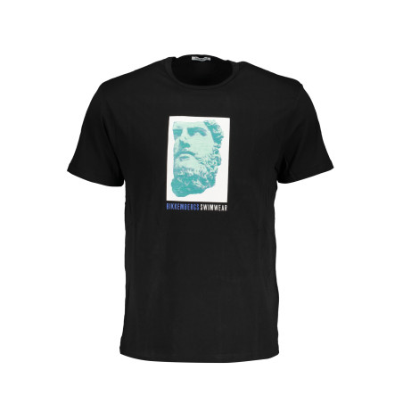 BIKKEMBERGS T-SHIRT MANICHE CORTE UOMO NERO