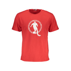 BIKKEMBERGS MEN&39S RED SHORT SLEEVE T-SHIRT