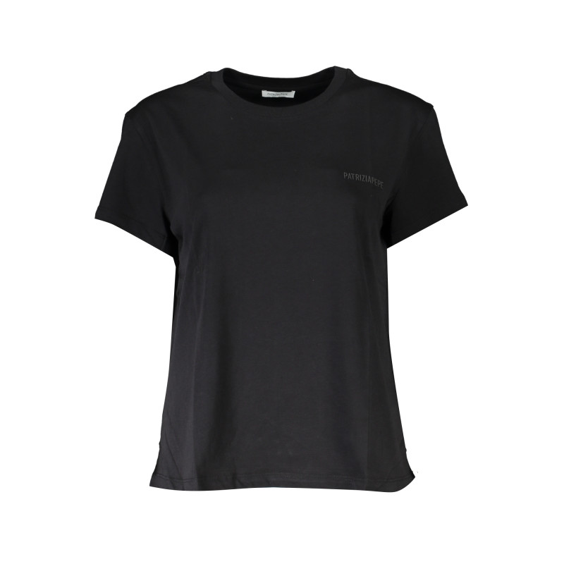 PATRIZIA PEPE T-SHIRT MANICHE CORTE DONNA NERO