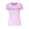 PATRIZIA PEPE T-SHIRT MANICHE CORTE DONNA VIOLA