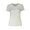 PATRIZIA PEPE T-SHIRT MANICHE CORTE DONNA BIANCO