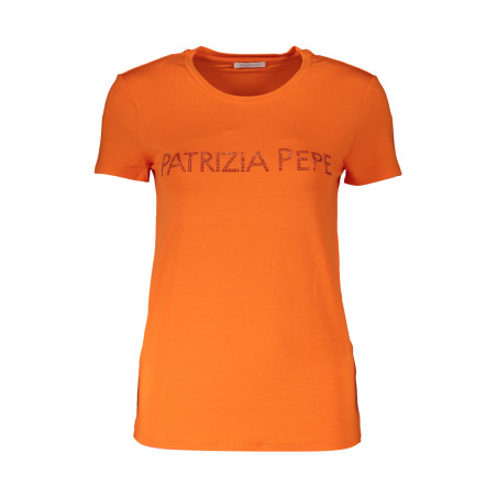 PATRIZIA PEPE WOMEN&39S SHORT SLEEVE T-SHIRT ORANGE