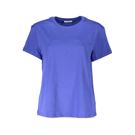 PATRIZIA PEPE T-SHIRT MANICHE CORTE DONNA BLU