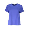 PATRIZIA PEPE T-SHIRT MANICHE CORTE DONNA BLU