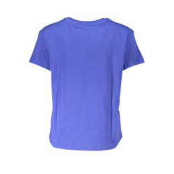 PATRIZIA PEPE T-SHIRT MANICHE CORTE DONNA BLU