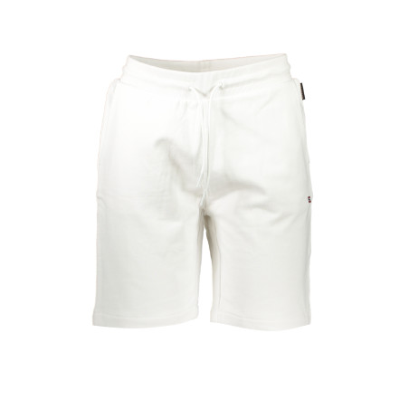 NAPAPIJRI PANTALONE SHORT UOMO BIANCO