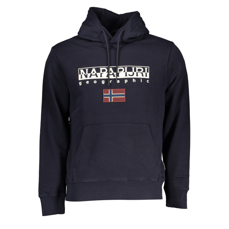 NAPAPIJRI MEN&39S BLUE ZIPLESS SWEATSHIRT