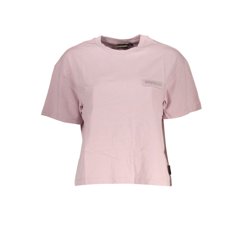 NAPAPIJRI T-SHIRT MANICHE CORTE DONNA ROSA