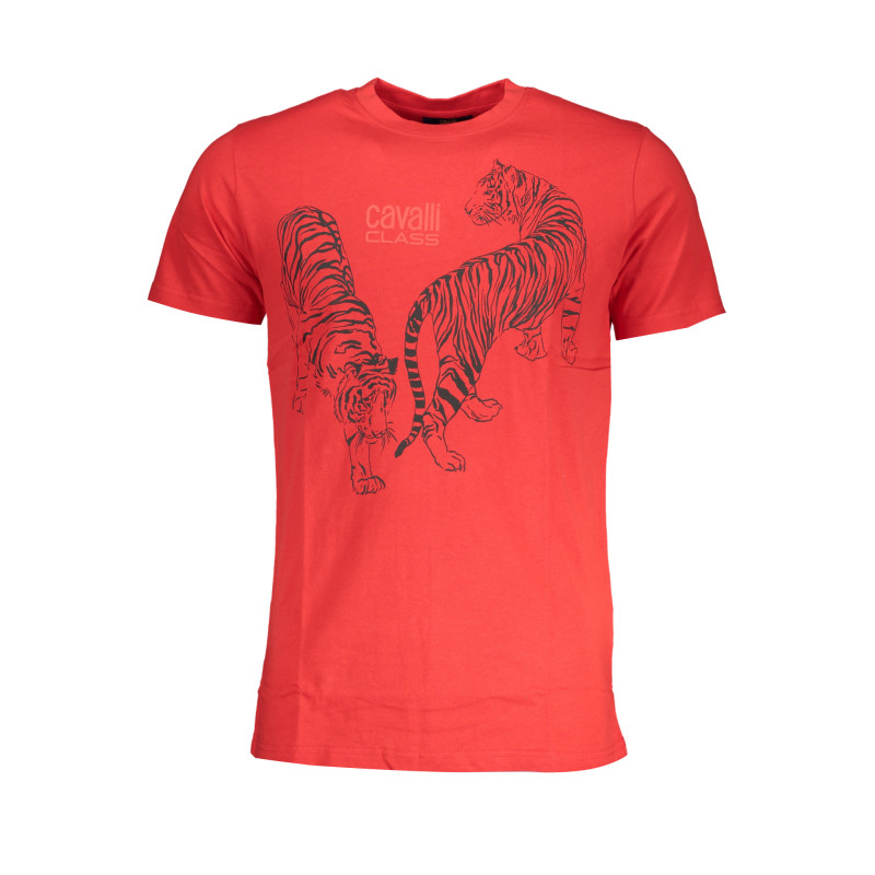 CAVALLI CLASS MEN&39S SHORT SLEEVE T-SHIRT RED