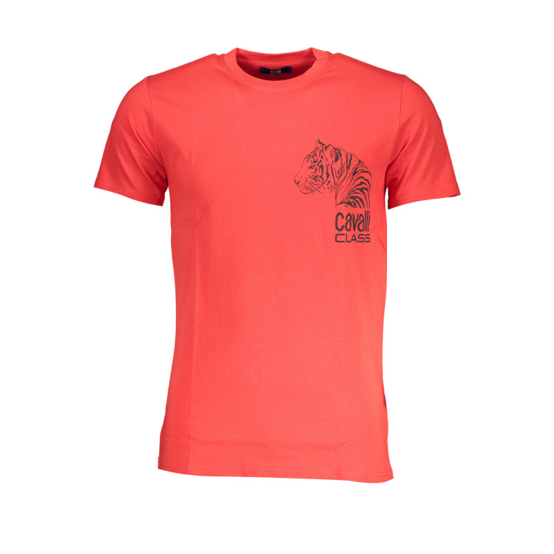 CAVALLI CLASS T-SHIRT MANICHE CORTE UOMO ROSSO