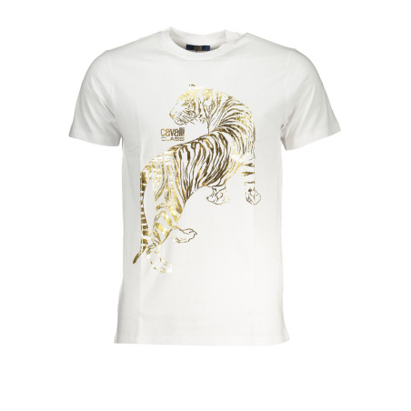 CAVALLI CLASS MEN&39S SHORT SLEEVED T-SHIRT WHITE