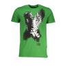 CAVALLI CLASS T-SHIRT MANICHE CORTE UOMO VERDE