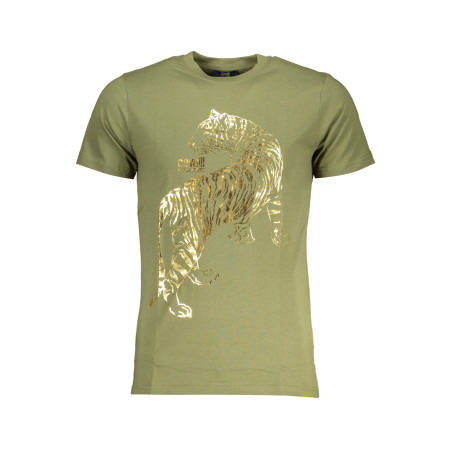 CAVALLI CLASS GREEN MEN&39S SHORT SLEEVED T-SHIRT