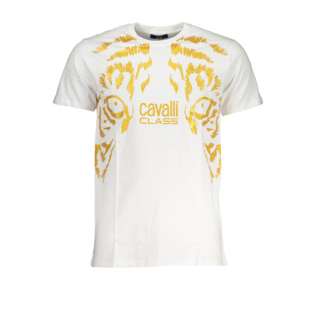 CAVALLI CLASS MEN&39S SHORT SLEEVED T-SHIRT WHITE