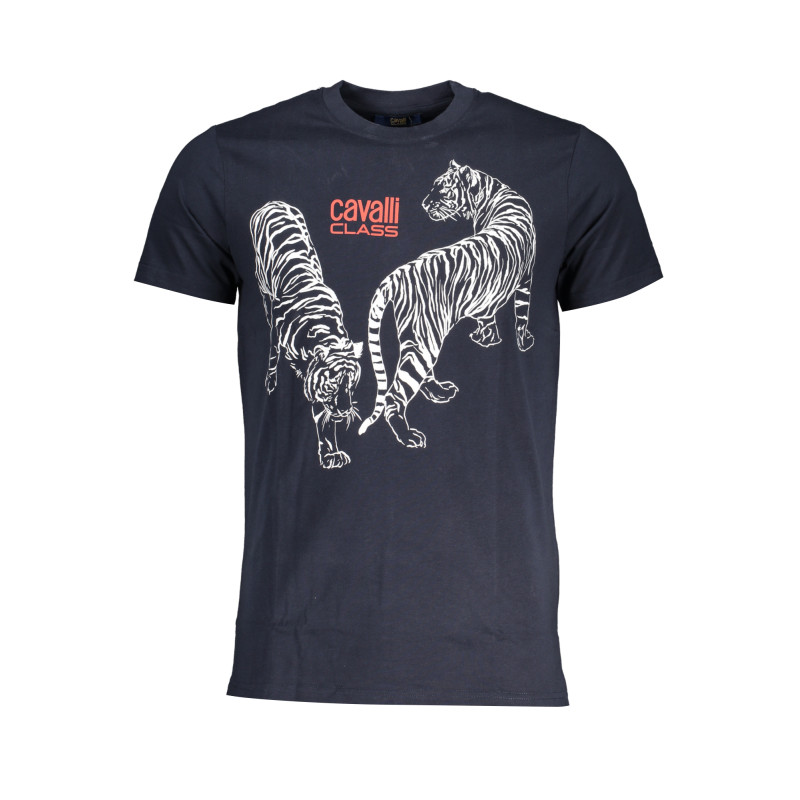 CAVALLI CLASS T-SHIRT MANICHE CORTE UOMO BLU