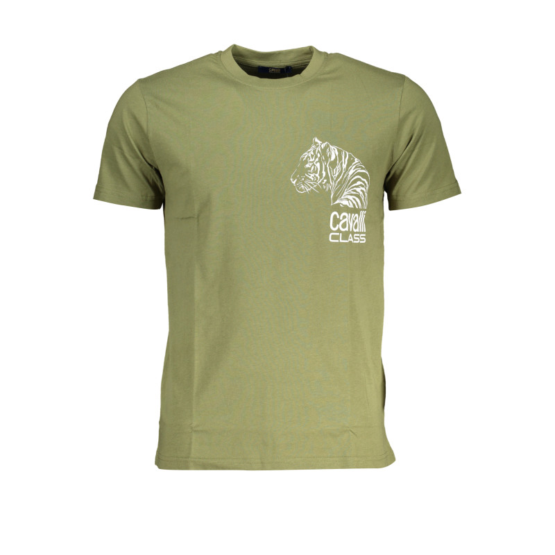 CAVALLI CLASS GREEN MEN&39S SHORT SLEEVED T-SHIRT