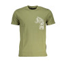 CAVALLI CLASS T-SHIRT MANICHE CORTE UOMO VERDE