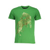 CAVALLI CLASS T-SHIRT MANICHE CORTE UOMO VERDE