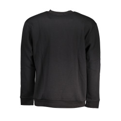 CAVALLI CLASS MEN&39S BLACK ZIP-OUT SWEATSHIRT