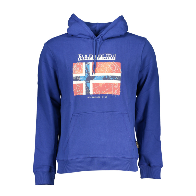 NAPAPIJRI MEN&39S BLUE ZIPLESS SWEATSHIRT